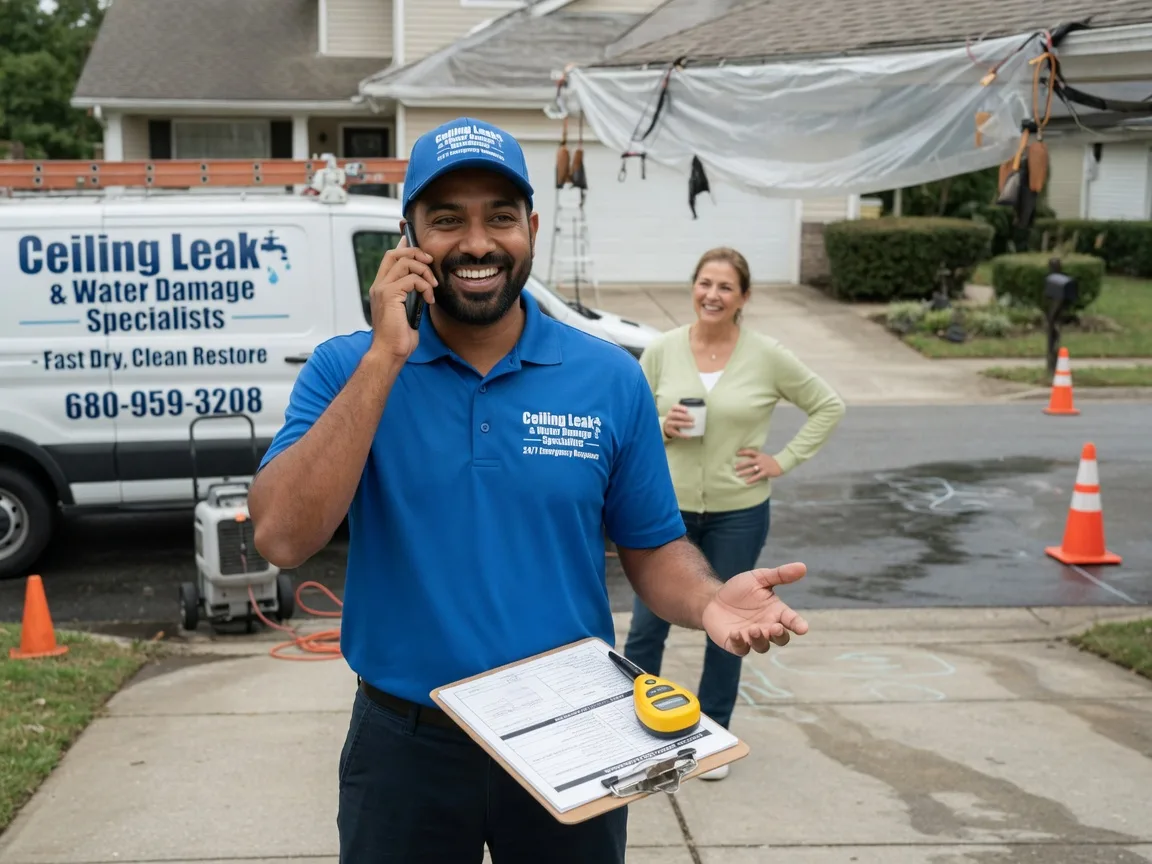 Ceiling Leak Cleanup Alleyton, TX FAQs